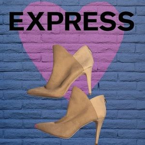 NY & Company | Faux Suede Leather Ankle Boot | 7